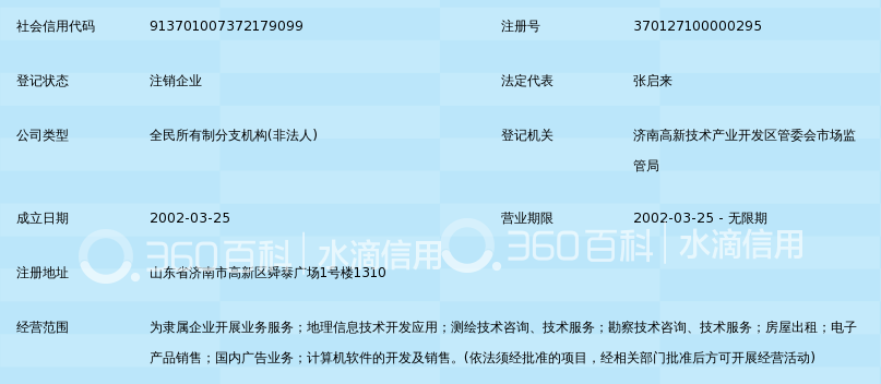 济南市勘察测绘研究院高新开发区分院 专业信息咨询服务新标杆